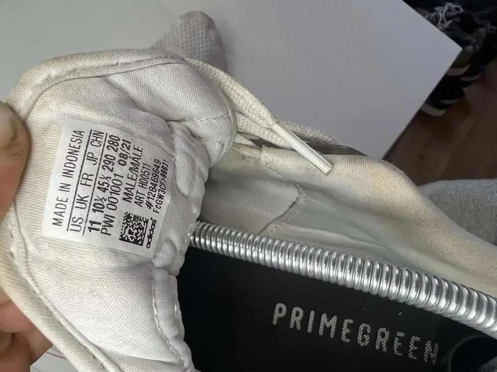Adidas EQ21 Run Primegreen Running Shoes White H00511